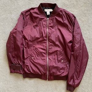 H&M | Maroon Bomber Jacket